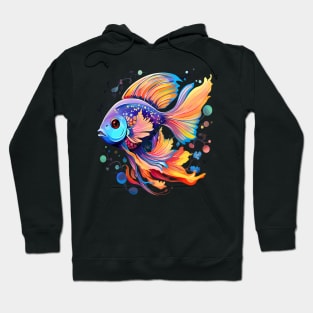 Blue Tang Rainbow Hoodie